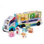 Sortery dla dzieci - Melissa & Doug, Drewniana ciężarówka ABC, Psi Patrol - miniaturka - grafika 1
