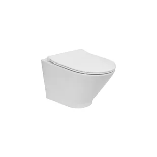 Miska WC wisząca Legacy Compacto Rimless Roca z powłoką Maxi Clean - Miski WC - miniaturka - grafika 1