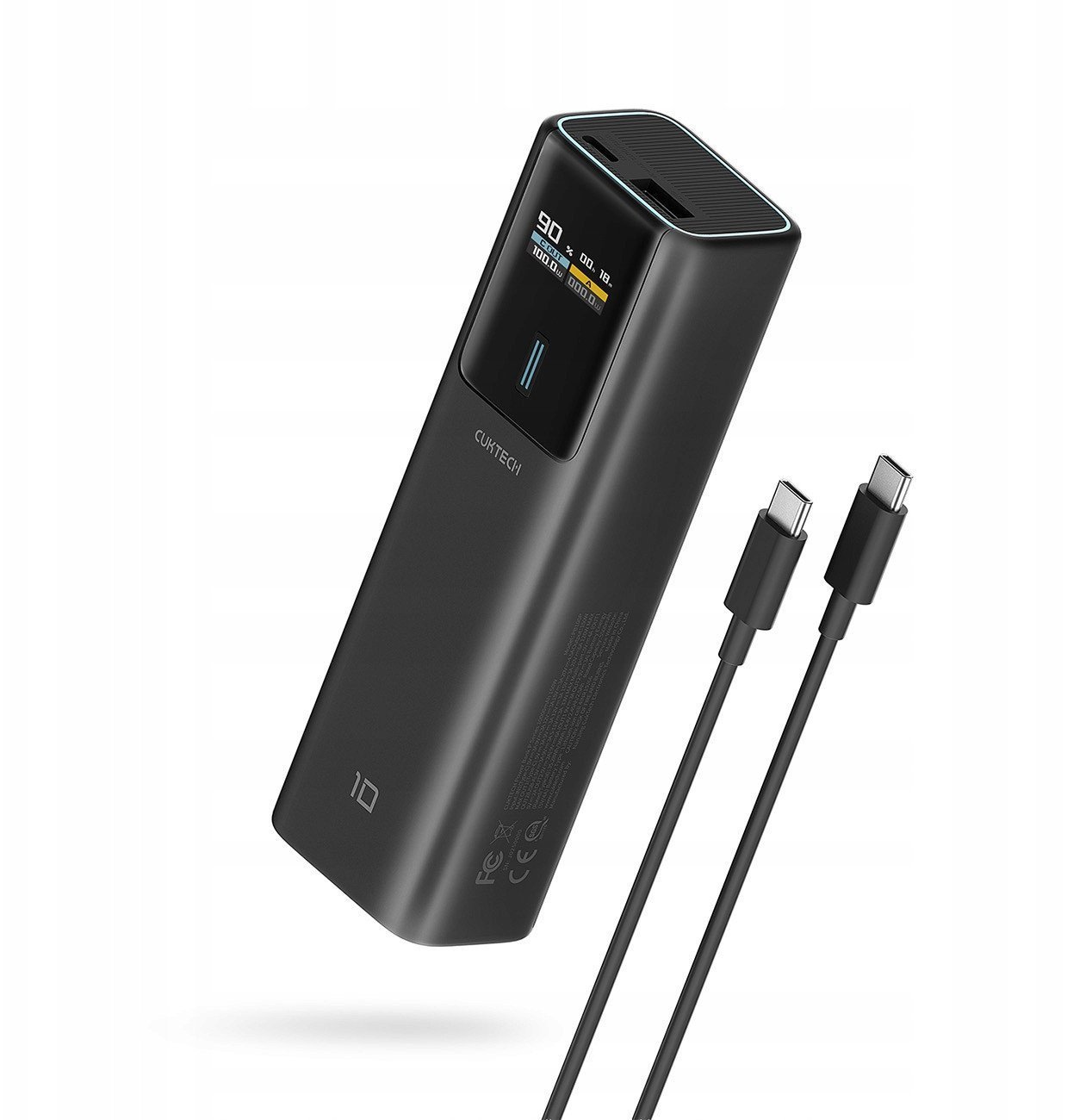 Powerbank Cuktech CKPB100PGLBL 150W 10000mAh USB-C USB-A - czarny