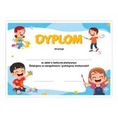 Dyplomy i okładki - LearnHow Dyplom konkursowy plastyczny 10szt - miniaturka - grafika 1