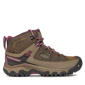 Buty trekkingowe damskie - Trekkingi Keen Targhee III Mid Wp 1018178 Brązowy - miniaturka - grafika 1