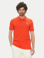 Koszulki męskie - KARL LAGERFELD Polo 745710 552224 Czerwony Regular Fit - miniaturka - grafika 1