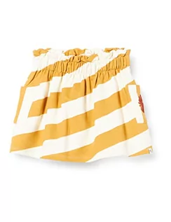Spódnice - Noppies Kids Dziewczęca spódnica Sweat Skirt w paski Guarapuava, Amber Gold - P888, 98 cm - grafika 1