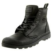 Botki damskie - Palladium Unisex Pampa Zip Leather ESS Boots botki 76888 czarne, czarny, 44 EU - miniaturka - grafika 1