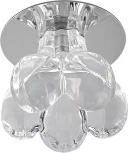 Candellux Podtynkowa halogenowa OPRAWA sufitowa OCZKO SK-54 2217751 Chrom transparentny - Lampy sufitowe - miniaturka - grafika 1
