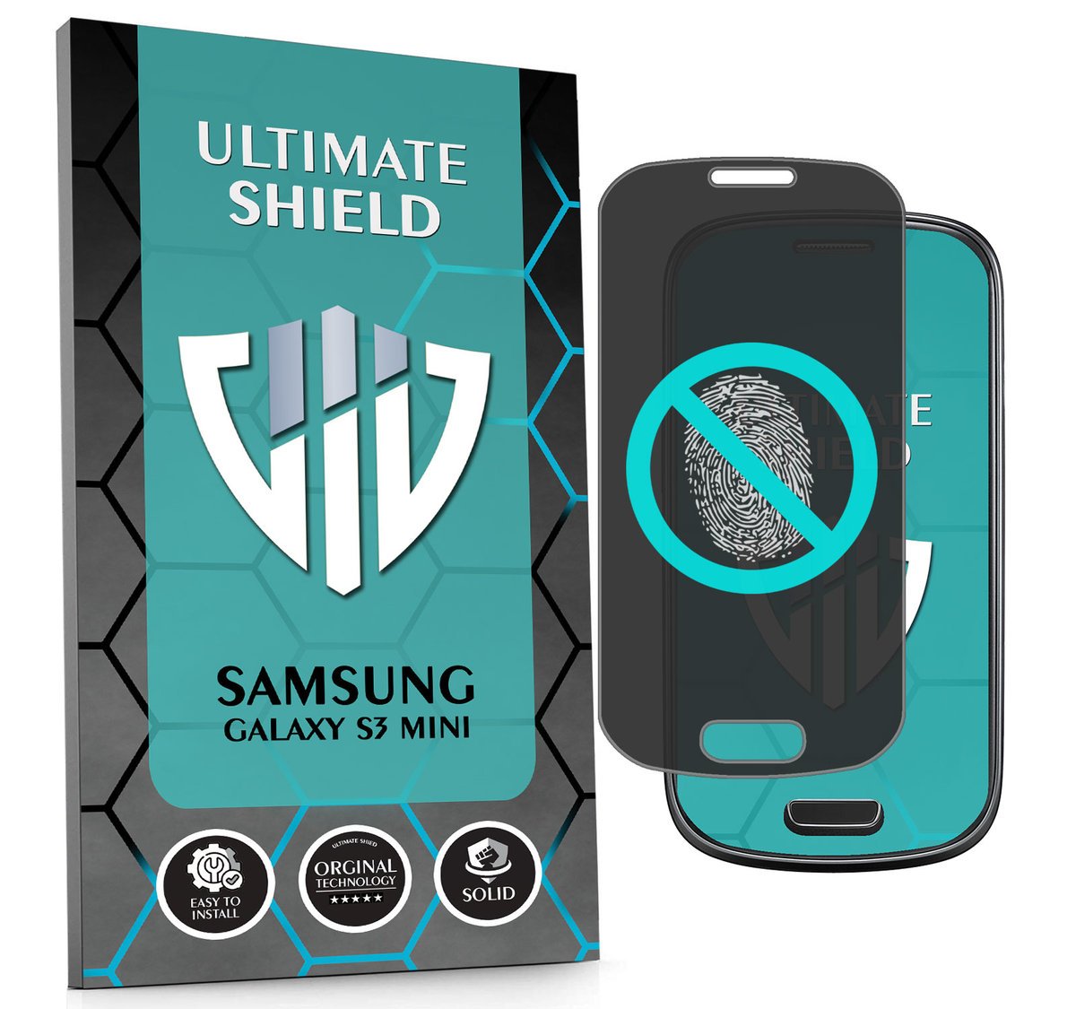 NAJLEPSZE SZKŁO 5D PEŁNE DO SAMSUNG GALAXY S3 MINI NIETŁUKĄCE ORYGINAŁ
