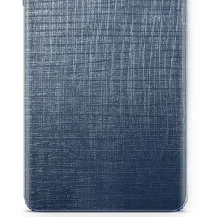 folia naklejka skórka strukturalna na TYŁ do Blackview Tab 18 - Tkanina Granatowa - apgo SKINS - Akcesoria do tabletów i e-booków - miniaturka - grafika 1
