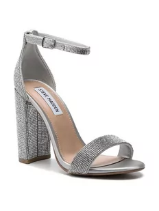 Steve Madden Sandały Carrson-R SM11000371-02003-968 Srebrny - Sandały damskie - miniaturka - grafika 1