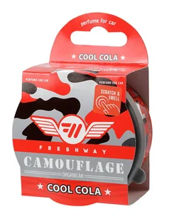 COOL COLA | FRESHWAY Camouflage Organican - Zapachy samochodowe - miniaturka - grafika 1
