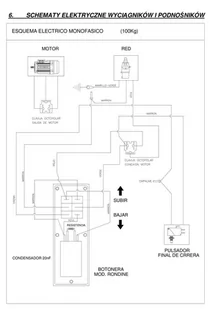 DESDEA Wciągarka elektryczna linowa budowlana 300kg/30m + sterowanie ręczne 1,5m (udźwig: 300kg) 08179950 - Wciągarki - miniaturka - grafika 11