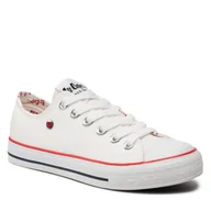 Trampki damskie - Lee Cooper Trampki LCW-22-31-0875L White - miniaturka - grafika 1
