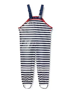 Spodnie i spodenki dla chłopców - Playshoes Wodoodporne spodnie przeciwdeszczowe dla dzieci, uniseks, Morski, 140 - grafika 1