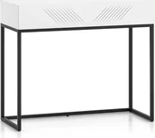 Toaletki - ML Meble Toaletka KLARA biały mat ML MEBLE - miniaturka - grafika 1