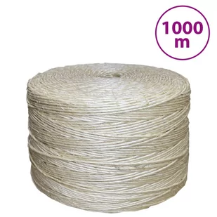 vidaXL Sznur, sizal 100%, 3 mm, 1000 m - Pasmanteria - miniaturka - grafika 1