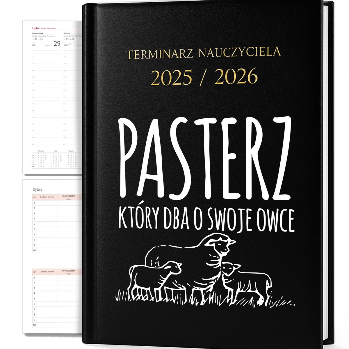 KALENDARZ DLA KSIĘDZA TERMINARZ A5 2025/2026 PASTERZ KTÓRY DBA O SWOJE OWCE