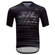 Bluzy sportowe męskie - Męska koszulka kolarska Silvini Gallo Rozmiar: XL / Kolor: czarny/szary - miniaturka - grafika 1