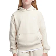 Bluzy dla dziewczynek - Bluza dziecięca New Balance LAKG0056LIN - beżowa - miniaturka - grafika 1