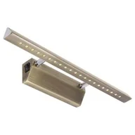 Lampy ścienne - Ideus Kinkiet LAMPA ścienna RITON 03073 OPRAWA metalowa LED 4W galeryjka nad lustro antyczny mosiądz - miniaturka - grafika 1