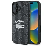 Etui i futerały do telefonów - Lacoste Monogram Vintage Logo MagSafe do iPhone 16 Czarny - miniaturka - grafika 1