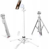 Selfie stick - Kijek Selfie Stick Statyw 1,5m Na Magnes Magsafe Telefon Smartfon + Pilot / Mt85 / Biały SB11296 - miniaturka - grafika 1