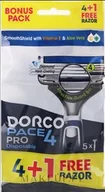 Maszynki do golenia i wkłady - Dorco Men, Pace4 Pro, Maszynka Do Golenia, 4+1 Szt. - miniaturka - grafika 1