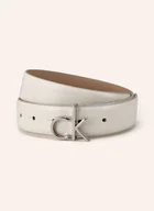 Paski - Calvin Klein Pasek Skórzany weiss - miniaturka - grafika 1