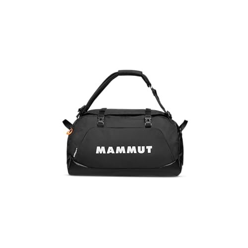 Mammut Cargon 60 torba sportowa dla kobiet i mężczyzn, torba Duffel Bag na podróż, plecak na siłownię, 60 l, czarna, czarny, 60 L, Dufflebag