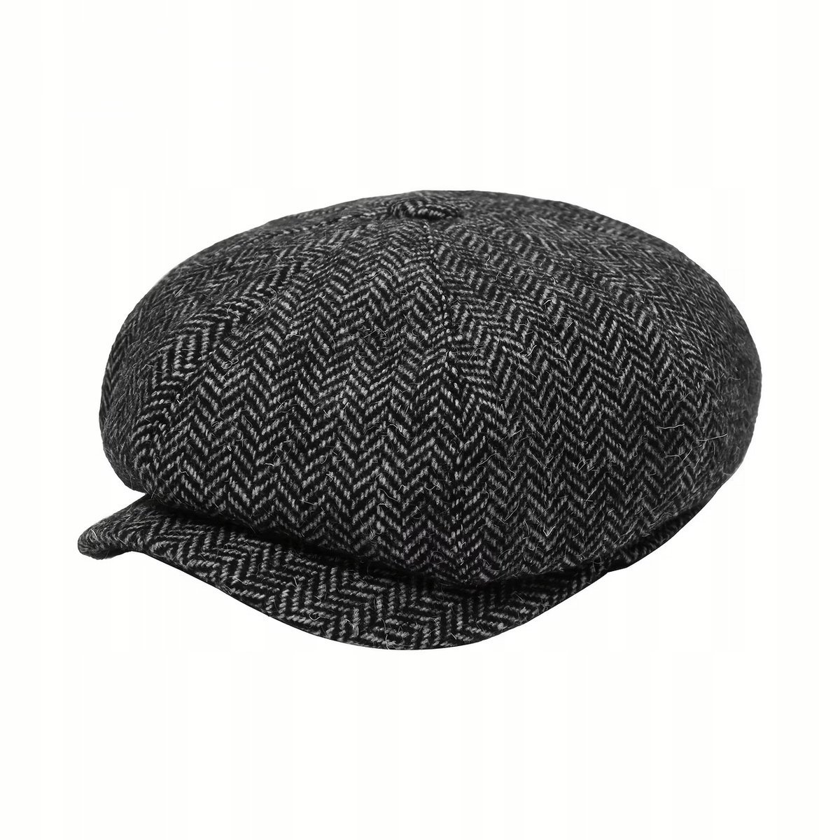 Kaszkiet WEŁNA Peaky Blinders SHELBY czapka Elegancki jodełka 56-59 cm L/XL