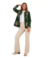 Kurtki damskie - Joe Browns Damska kurtka Boutique Emerald Haftowana Codzienna, Zielona, 12, ZIELONY, 38 - miniaturka - grafika 1