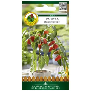 Papryka Snacking Red nasiona 15szt. Pnos - Nasiona i cebule - miniaturka - grafika 1