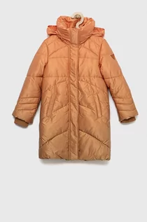 Kurtki i płaszcze dla dziewczynek - Guess kurtka dziecięca kolor pomarańczowy - grafika 1