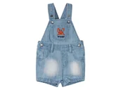 Spodenki dla niemowląt - lupilu® Szorty ogrodniczki niemowlęce z jeansu (Jasnoniebieski, 74) - miniaturka - grafika 1