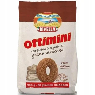 Ciastka Ottimini Grano Saraceno 300g - Divella z mąką gryczaną - Ciastka - miniaturka - grafika 1