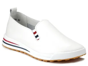 Buty damskie wsuwane skórzane Filippo DP3510 białe-41 - Moda i Uroda OUTLET - miniaturka - grafika 1