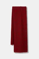 Apaszki i szaliki damskie - Tommy Hilfiger szalik z dodatkiem wełny damski kolor czerwony wzorzysty AW0AW18051 - miniaturka - grafika 1