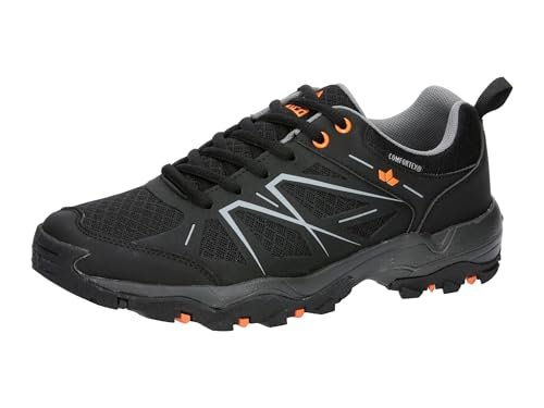 Lico Kadoka męskie buty trekkingowe, czarny, szary, pomarańczowy., 42 EU