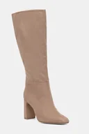 Kozaki damskie - Steve Madden kozaki Speedway damskie kolor beżowy na słupku 11003284 - miniaturka - grafika 1