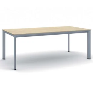 B2B Partner Stół konferencyjny INFINITY 2000 x 1000 x 740 mm, dąb naturalny 499265 - Stoły i stoliki do biura - miniaturka - grafika 1