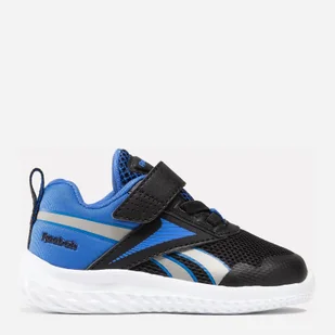 Buty sportowe chłopięce na rzepy Reebok Rush Runner 5 100075227 25 Czarne (1200143269312) - Buty dla chłopców - miniaturka - grafika 1