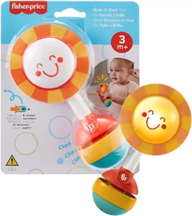 Fisher Price Słoneczko Grzechotka ze światełkami HBP47 - Grzechotki dla dzieci - miniaturka - grafika 2