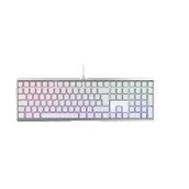 Klawiatury - CHERRY MX 3.0S RGB klawiatura USB QWERTZ Niemiecki Biały G80-3874LUADE-0 - miniaturka - grafika 1