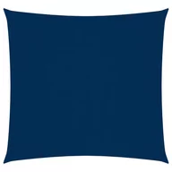 Parasole ogrodowe - vidaXL Kwadratowy żagiel ogrodowy, tkanina Oxford, 2,5x2,5m, niebieski vidaXL - miniaturka - grafika 1