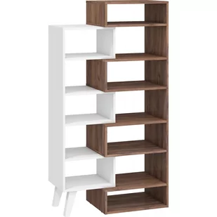 Regał R NOR-12 Nordis MebloCross Craft Złoty / Biały Mat - Regały - miniaturka - grafika 1