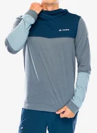 Bluzy sportowe męskie - Bluza z kapturem Vaude Qimsa Hoody - heron - miniaturka - grafika 1