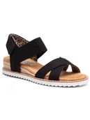 Espadryle damskie - Skechers Espadryle Secret Picnic 33386/Blk Czarny - miniaturka - grafika 1