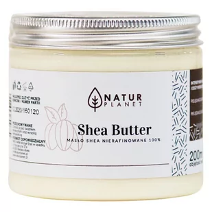 NaturPlanet NaturPlanet masło shea nierafinowane 200ml - Balsamy i kremy do ciała - miniaturka - grafika 1