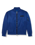 Kurtki męskie - Armani Exchange Męska kurtka Sustainable, Cross Gender, boczna kieszeń, logo Patch Shell Jacket, New Ultramarine, XL - miniaturka - grafika 1