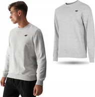 Bluzy męskie - BLUZA MĘSKA 4F DRESOWA SPORTOWA CIEPŁA WYGODNA NA CO DZIEŃ SM1465 r. XXL - miniaturka - grafika 1