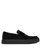 Półbuty męskie - Calvin Klein Lordsy Hybrid Clean Cup Loafer Band Su HM0HM02161 Czarny - miniaturka - grafika 1