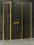 Kabiny prysznicowe - New Trendy Kabina Prysznicowa Prime 110X100 Prostokątna Przyścienna Złota Prawa K-1511 - miniaturka - grafika 1